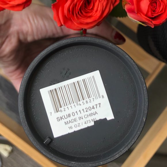 LAST ONE! Starbucks Black Matte cold tumbler 16oz - Picture 3 of 4